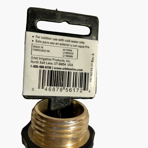 Orbitz SunMate Metal Male Quick Connect Garden Hose End - Picture 6 of 7